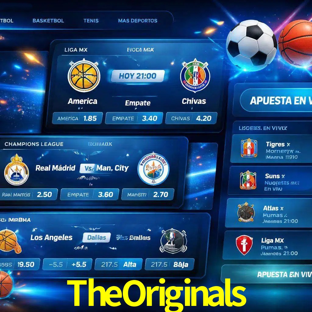Mercados de apuestas deportivas TheOriginals para jugadores en México