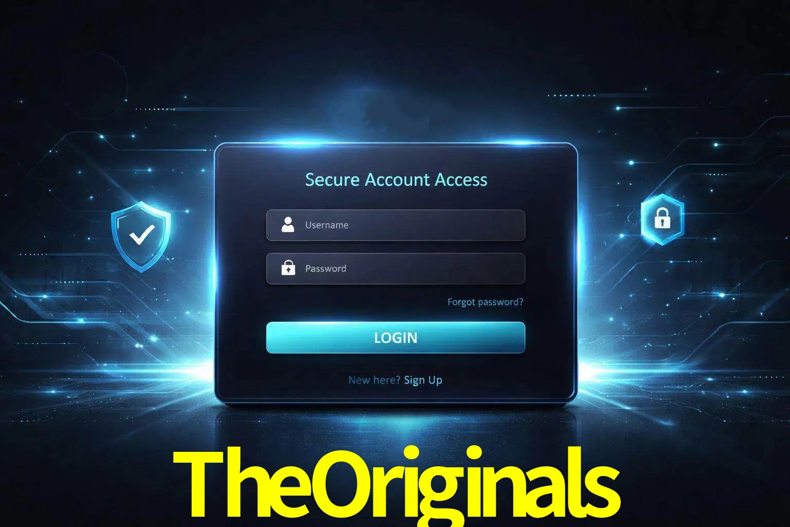 Pantalla de inicio de sesión de cuenta TheOriginals para usuarios en México