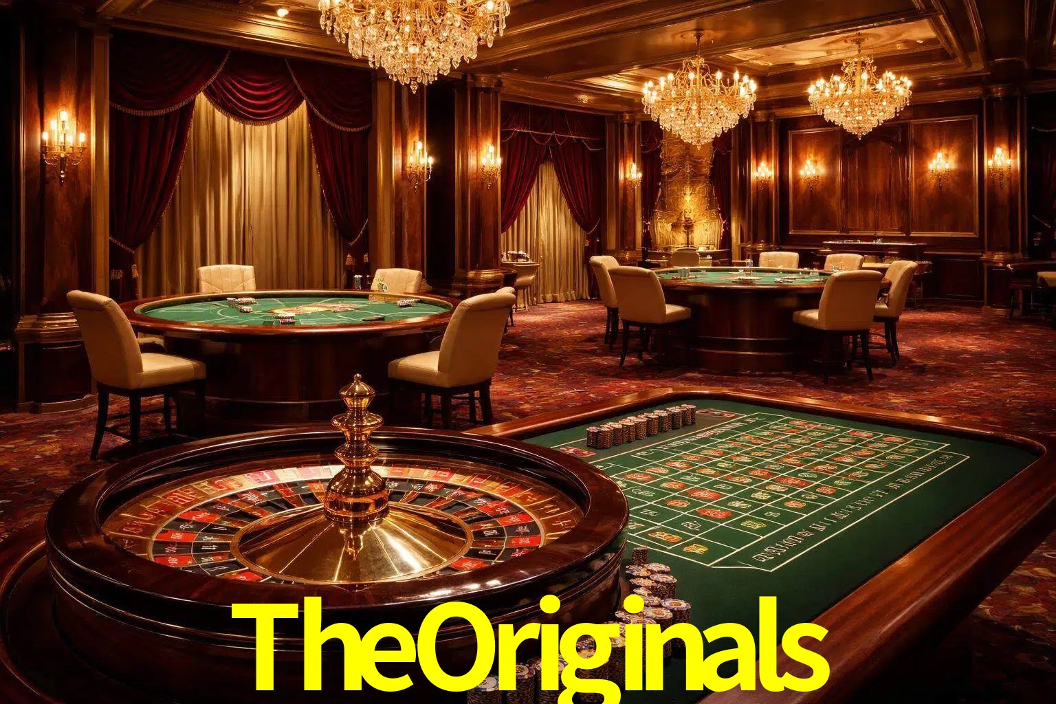 Una escena premium de mesa de casino en vivo con cartas, elementos de ruleta y un ambiente pulido de estudio de transmisión.